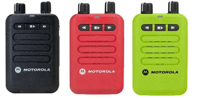 Three Motorola Minitor VI Batteries