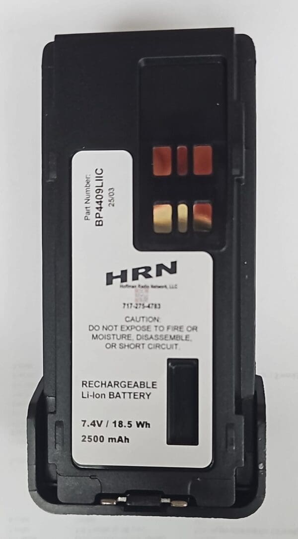 BATTERY FOR MOTOROLA APX4000 - 7.4 V / 2500 mAh / 18.5 Wh / Li-Ion